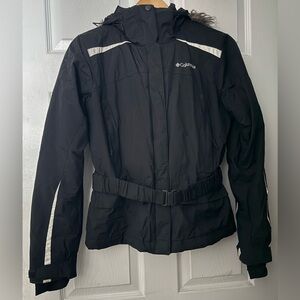 Columbia Women's Black and White Jacket